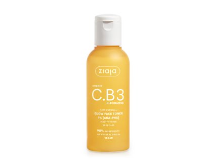 Ziaja - Vitamín c.b3 niacinamide - pleťový tonik s kyselinou 1% (aha+pha) / 120ml