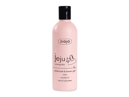 Jeju - bílý sprchový a koupelový gel / 300ml