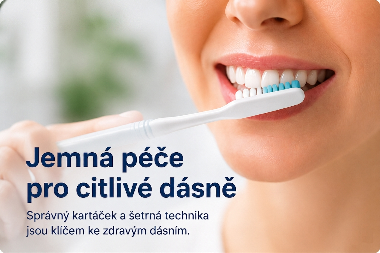 Nejlepší kartáčky pro citlivé dásně - manuální
