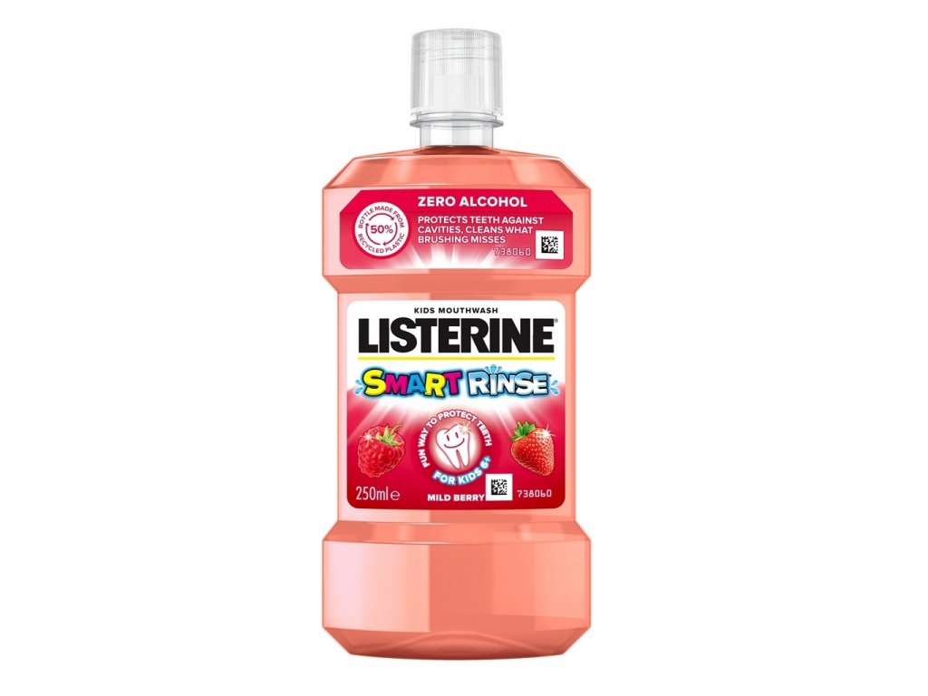 Listerine Smart Rinse Berry ústní voda pro děti 250 ml  [1] | Zubáček.cz
