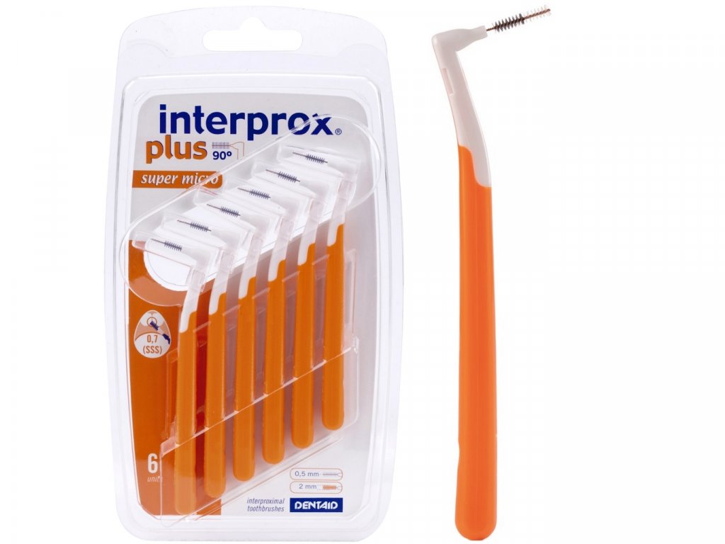 Interprox PLUS SUPERMICRO 0,5mm oranžové 6 ks  [1] | Zubáček.cz