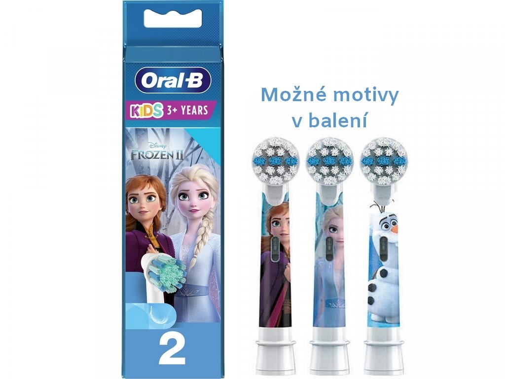 Oral-B Kids Frozen náhradní hlavice 2 ks  [1] | Zubáček.cz