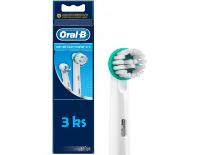 Oral B OrthoCare Essentials náhradní hlavice na rovnátka 3 ks EB17-3