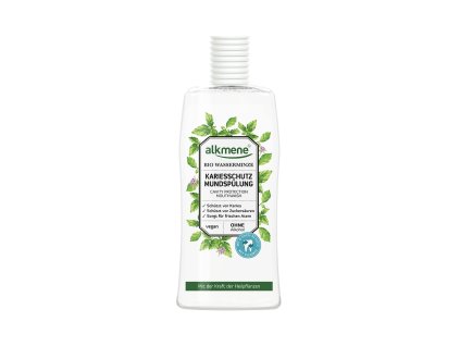 ALKMENE BIO Bylinná ústní voda proti zubnímu kazu - Bio máta 500 ml