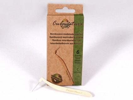 Curanatura bambusový mezizubní kartáček 0,8 mm 6 ks  [1] | Zubáček.cz