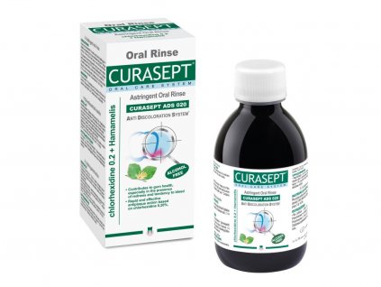 Curasept ADS Adstringent ústní voda s CHX 0,20% + Hamamelis 200 ml  [1] | Zubáček.cz