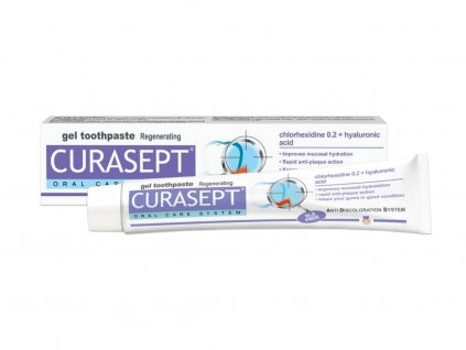 Curasept ADS Regenerating zubní pasta s CHX 0,20%+ Hyaluronát sodný 75 ml  [1] | Zubáček.cz