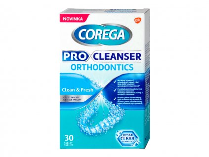 Corega Pro Cleanser Orthodontics čisticí tablety 30 ks | Zubáček.cz