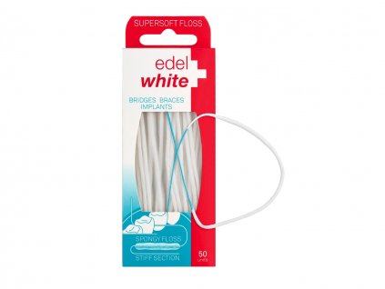 Edel White SuperSoft Floss with strand of floss 44503