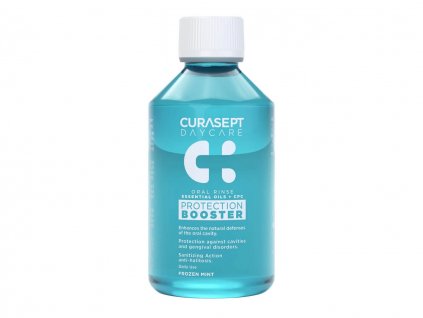curasept oral rinse daycare protection booster frozen mint alcohol free 250 ml