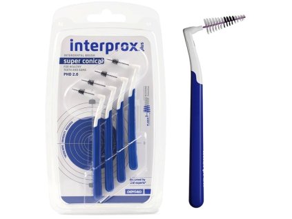 Interprox PLUS SUPERCONICAL 0,67 mm tmavě modré 4 ks