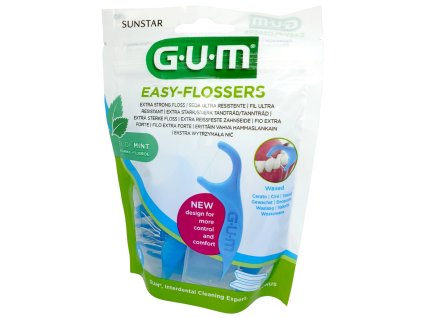 GUM Easy Flosser v mečíku 30ks  [1] | Zubáček.cz