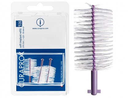 Curaprox CPS 516 implant brushes 3ks