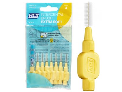 TePe EXTRA SOFT mezizubní kartáčky 0,7 mm 8 ks
