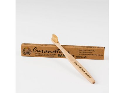 CURANATURA BAMBOO bambusový zubní kartáček (bambus  [1] | Zubáček.cz