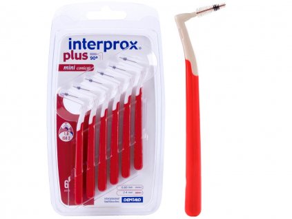 Interprox PLUS MINICONICAL 0,6 mm červené 6 ks  [1] | Zubáček.cz