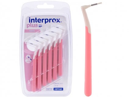 Interprox PLUS NANO 0,38 mm růžové 6 ks  [1] | Zubáček.cz