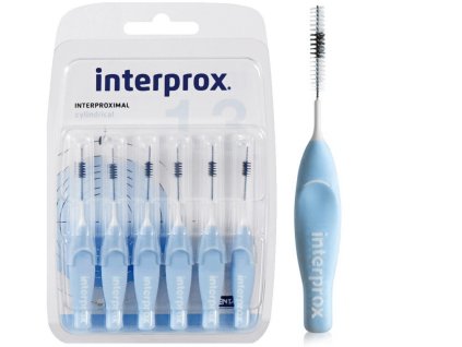 Interprox 4G CYLINDRICAL 0,8 mm světle modré 6ks