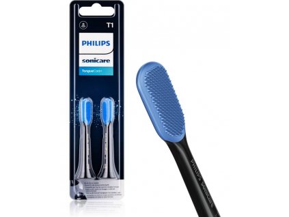 Philips Sonicare TongueCare+ na čištění jazyka černé 2 ks HX8072/11  [1] | Zubáček.cz