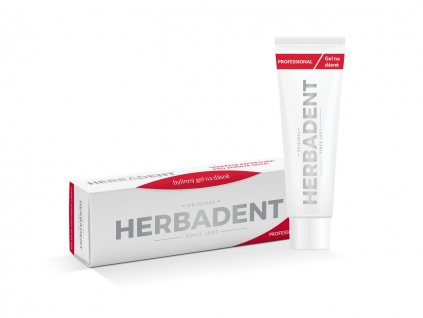 HERBADENT PROFESSIONAL bylinný gel na dásně s CHX 25 g  [1] | Zubáček.cz