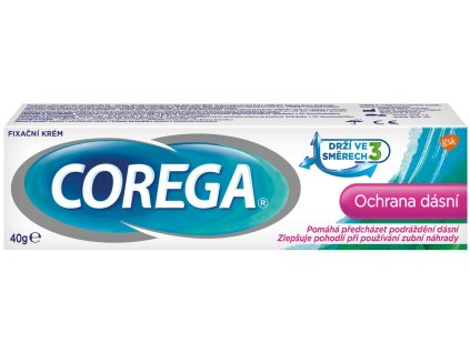 Corega fixační krém Ochrana dásní 40g