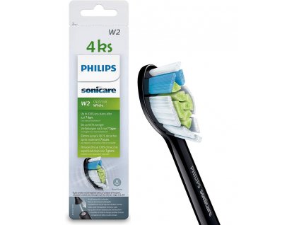 Philips Sonicare W2 Optimal White Standard černé 4 ks HX6064/11  [1] | Zubáček.cz