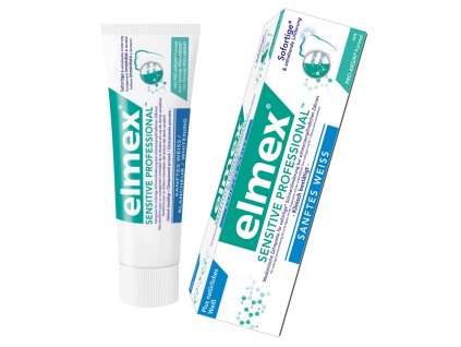 Elmex Sensitive Professional Gentle Whitening zubní pasta 75 ml + Elmex ANTI-CARIES Professional zubní pasta 19 ml