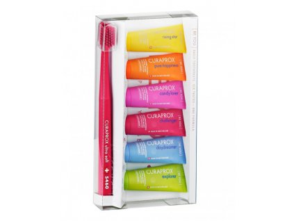 Curaprox BE YOU combipack mini bělící pasty 6x10ml  [1] | Zubáček.cz