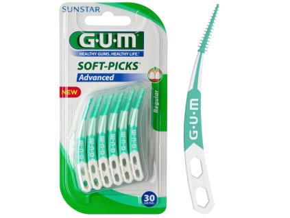 GUM Soft-Picks Advanced REGULAR mezizubní kartáček 30ks