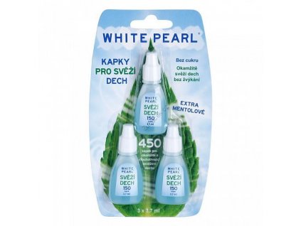 White Pearl kapky pro svěží dech 3x150 kapek  [1] | Zubáček.cz