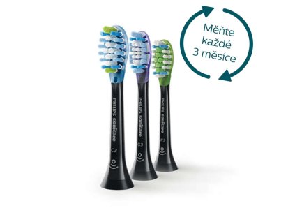 Philips Sonicare Premium Mix 3 ks černé HX9073/33