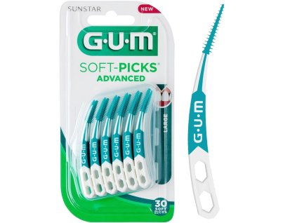 GUM Soft-Picks Advanced LARGE mezizubní kartáček 30ks