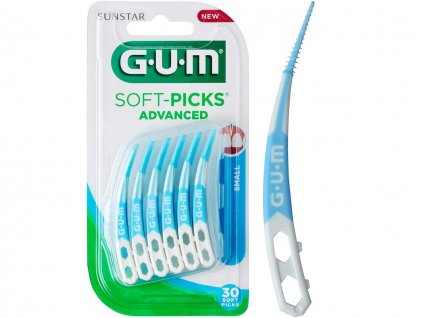GUM Soft-Picks Advanced SMALL mezizubní kartáček 30ks