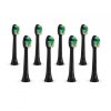 truelife sonicbrush compact heads black standard 8 pack