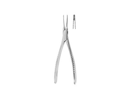 MEDIN - Kliešte na odstránenie koreňových nástrojov rovné 13,5cm