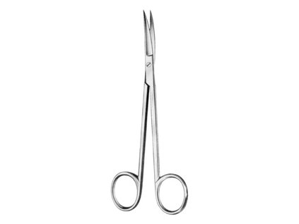 MEDIN - Nožnice Sanvenero zahnuté 14cm