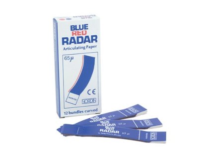 HARALD NORDIN - Artikulačný papier pásik blue/red 65MY