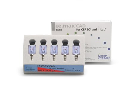 IVOCLAR - IPS e.max CAD for CEREC and inLab MO A14 L 1x5 blocks: