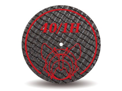 MOTYL - Separačný disk 40/1H BF hard červený