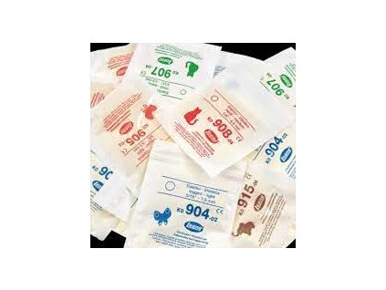 LEONE - INTRAORAL ELASTICS 6,5 oz 3/16" green 100ks slon