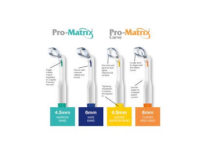 Microbrush - Pro-Matrix 6mm modré široké 50ks