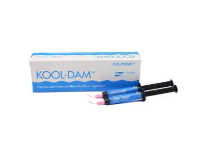 PULPDENT - Kool Dam-resin kit (2x3ml syringes+20 app.)