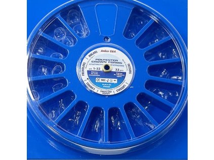 ANGER - Polyester Crown Forms, Set of Molars 32ks