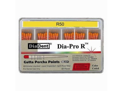Diadent - Guttaperčové čapy Dia-Pro R: