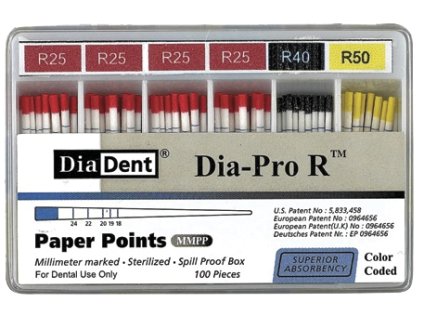 Diadent - Papierové čapy Dia-Pro R: