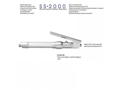 Falcon - SS-2000 Striekačka intraligamentálna Ject šikmá 1,8ml
