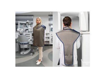 REGO - Dental Apron Panorama Patient Cover wih Back Protection-RTG zástera+golier,