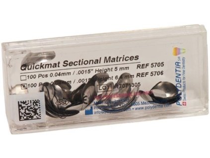 POLYDENTIA - Quickmat sectional matrices molar 100 pcs