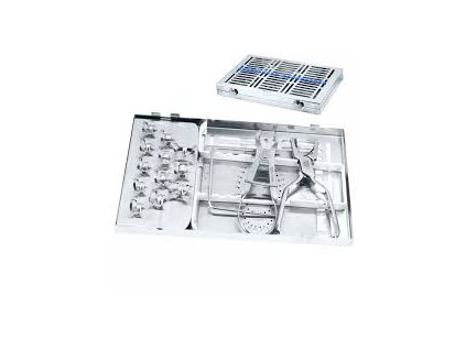 Falcon - Rubber dam instruments set in tray