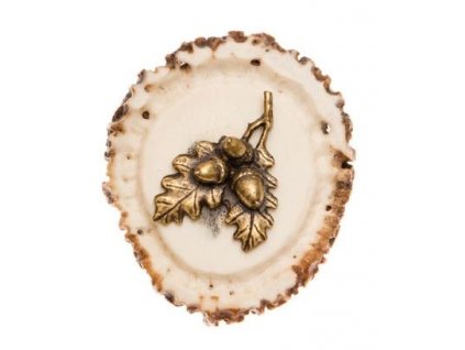 Dubová větvička (parohové bolo růže)